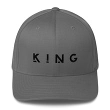 Load image into Gallery viewer, King BLK Flex Fit Cap
